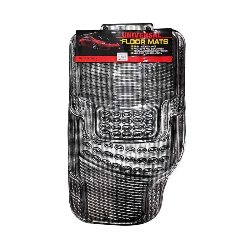 Σετ πατάκια αυτοκινήτου ασημί 4τεμ - Universal Floor Car Mats 4pcs OEM