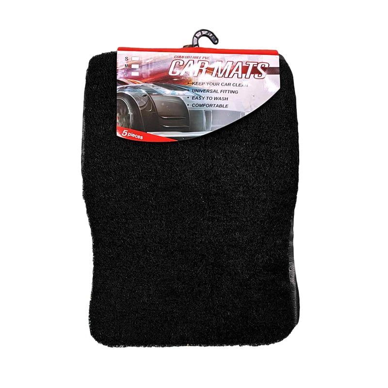 Σετ πατάκια αυτοκινήτου 5τμχ - PVC Floor Car Mats 5pcs - Μαύρο OEM