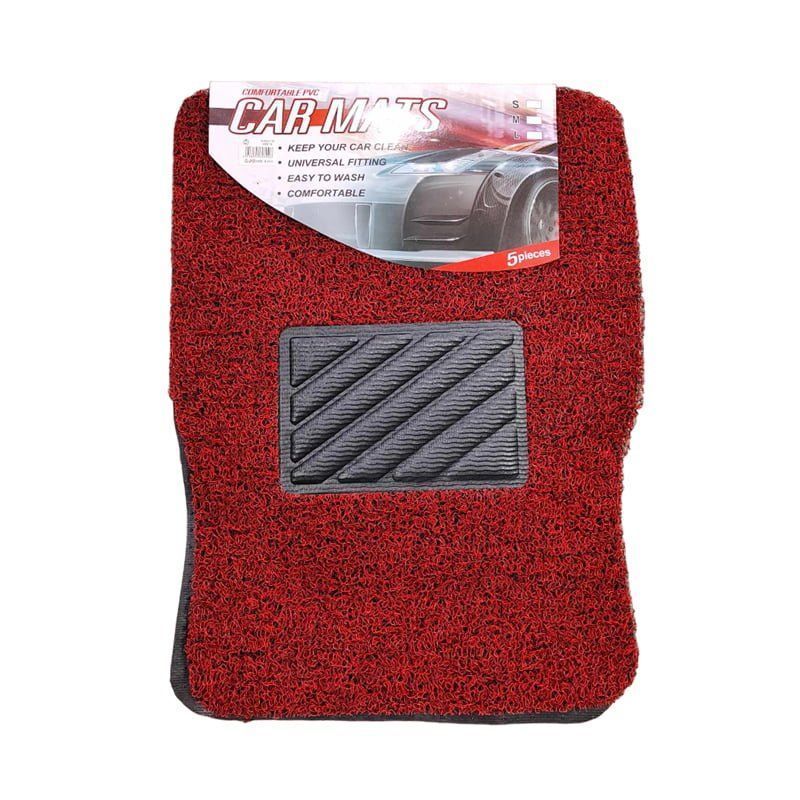 Σετ πατάκια αυτοκινήτου 5τμχ - PVC Floor Car Mats 5pcs - Μαύρο OEM