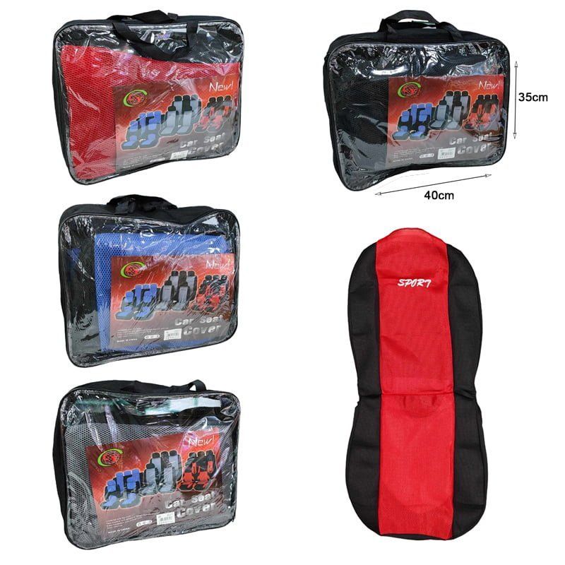 Σετ Καλύμματα αυτοκινήτου Sport - Car seat cover - Κόκκινο OEM