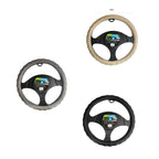 Universal Καλύμματα Τιμονιών Αυτοκινήτου 37.5-39.5 Ø - Car Steering Wheel Covers - Γκρι OEM