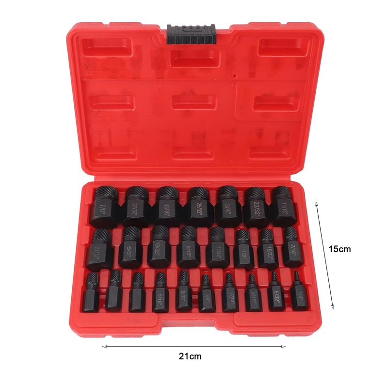 Σετ Εξωλκείς για Βίδες 25τμχ - New Screw Bolt Extractor Set 25pcs OEM