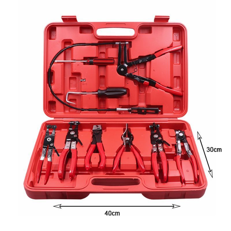 Πένσες σφιγκτήρων κολάρων σετ 8τμχ - Hose Clamp Pliers Tool Sets 8pcs OEM