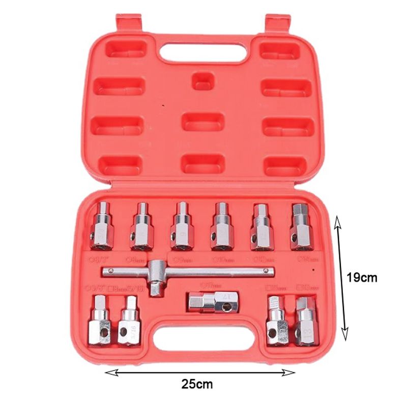 Σετ Ταπόκλειδα Λαδιού - Pipe Plug Socket Set OEM