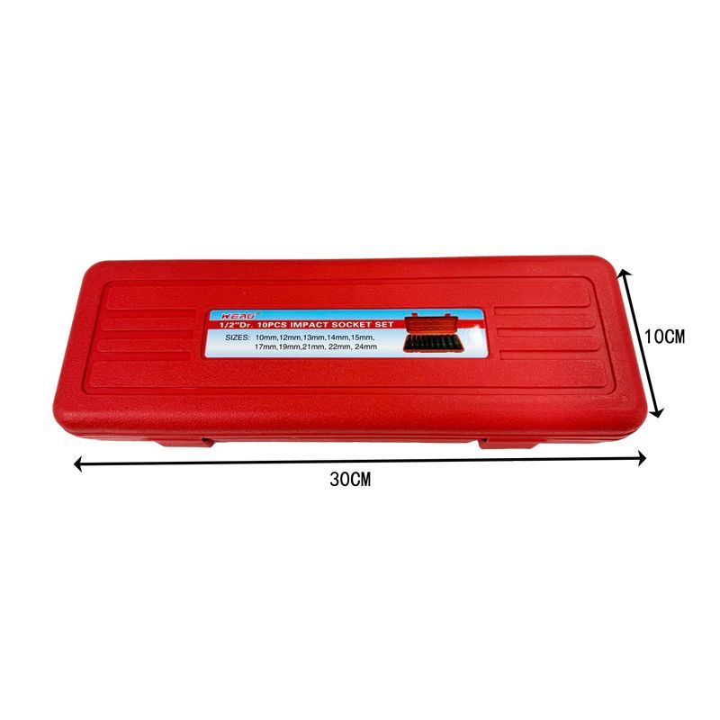 Σετ Κρουστικά Καρυδάκια 1/2" 10τεμ - Impact Socket Set OEM