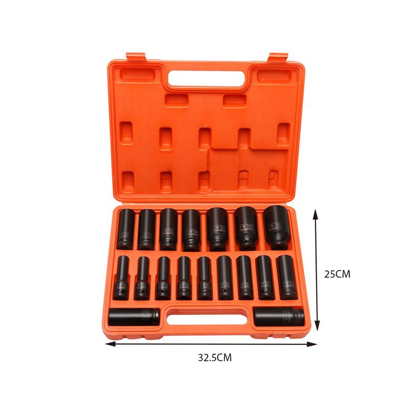 Σετ Κρουστά Καρυδάκια 18τεμ. 1/2" - Impact socket set OEM