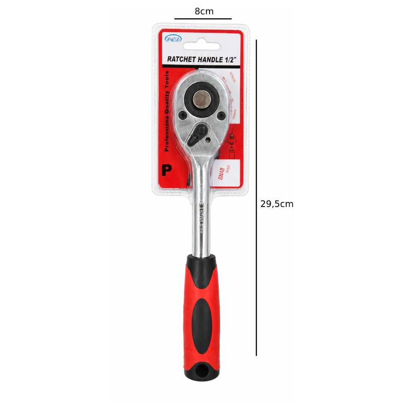 Καστάνια 1/2" με Αντιολισθητική Λαβή Chrome Vanadium - 1/2" Ratchet Handle Chrome Vanadium OEM