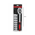 Σετ Καστάνιας 1/2" με 8 Καρυδάκια 9 Τεμαχίων - 1/2" Ratchet Wrench & Socket Set 9PCS OEM