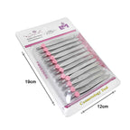 YILIYA Τσιμπιδάκια φρυδιών 12τμχ - Tweezers 12pcs No:8988 OEM