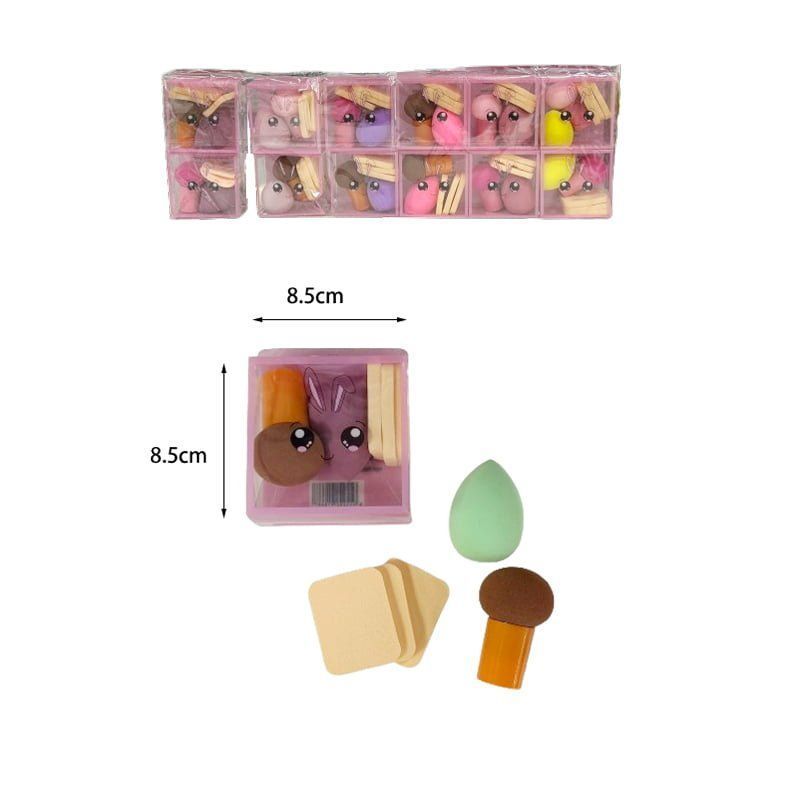 Σφουγγαράκι μακιγιάζ 5τμχ - Makeup sponge 5pcs powder puff OEM