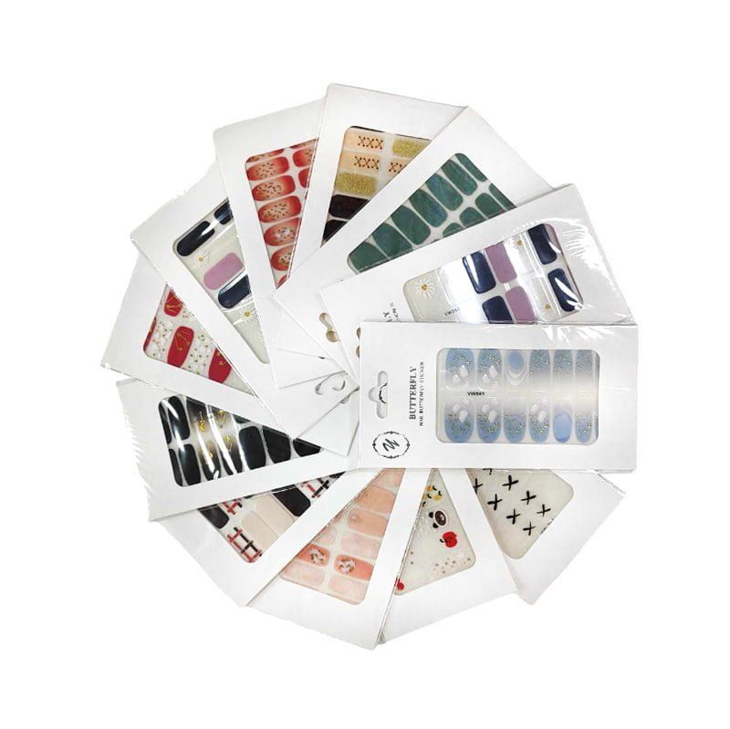 Αυτοκόλλητα νυχιών 12τμχ - Nail stickers 12pcs OEM