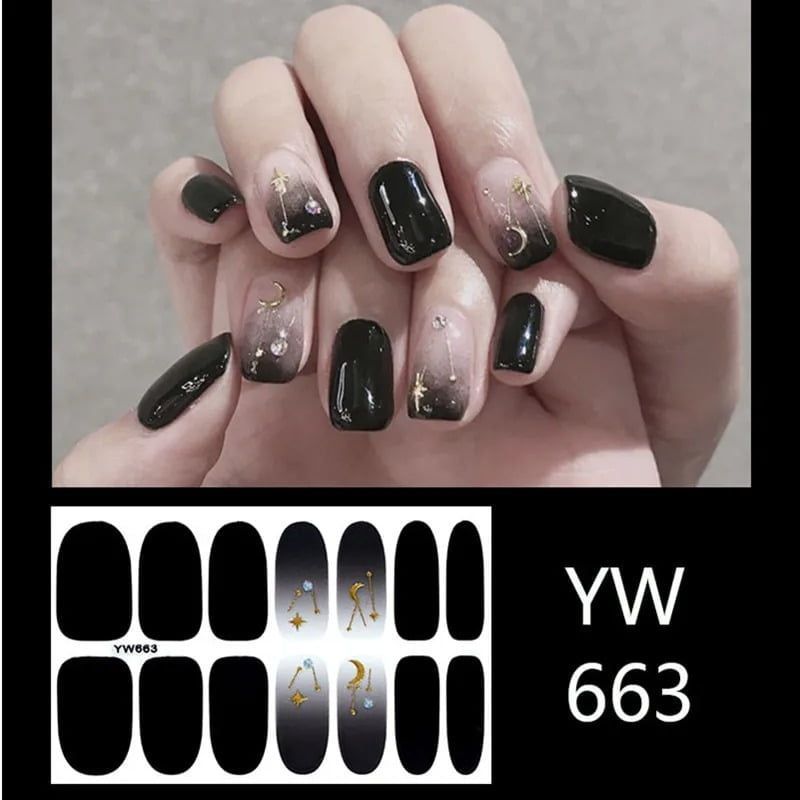 Αυτοκόλλητα νυχιών 12τμχ - Nail stickers 12pcs OEM
