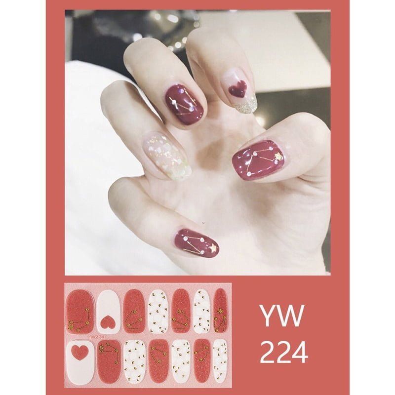 Αυτοκόλλητα νυχιών 12τμχ - Nail stickers 12pcs OEM
