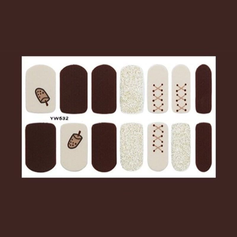 Αυτοκόλλητα νυχιών 12τμχ - Nail stickers 12pcs OEM