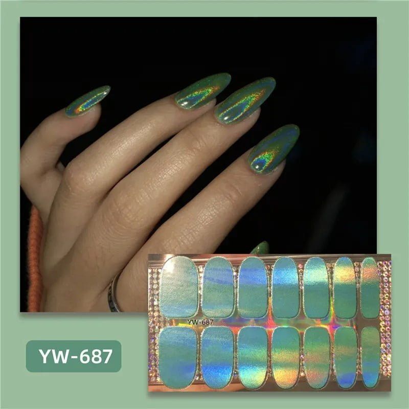 Αυτοκόλλητα νυχιών 12τμχ - Nail stickers 12pcs OEM