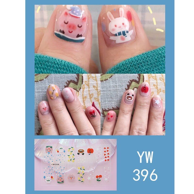 Αυτοκόλλητα νυχιών 12τμχ - Nail stickers 12pcs OEM