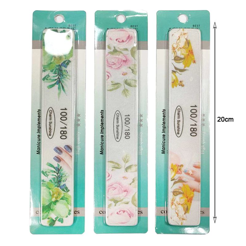 Λίμα νυχιών Διπλής Όψης 100/180 12τμχ - Nail File 12pcs OEM