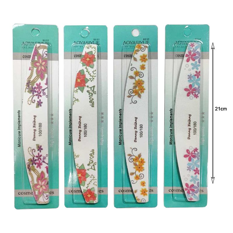 Λίμα νυχιών Διπλής Όψης 100/180 12τμχ - Nail File 12pcs OEM