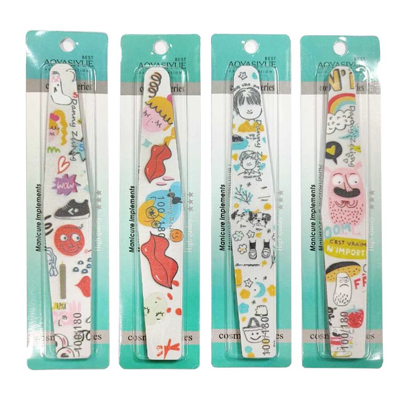 Λίμα νυχιών Διπλής Όψης 100/180 12τμχ - Nail File 12pcs OEM