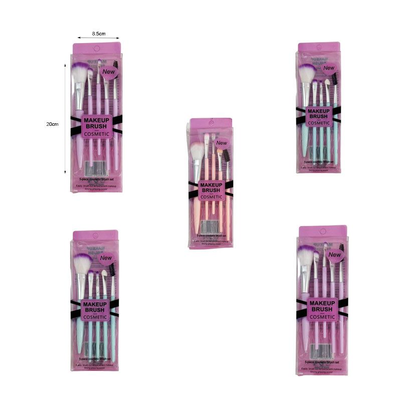 Σετ 5 Πινέλα Μακιγιάζ - Make-up cosmetic brushes set 5pcs OEM