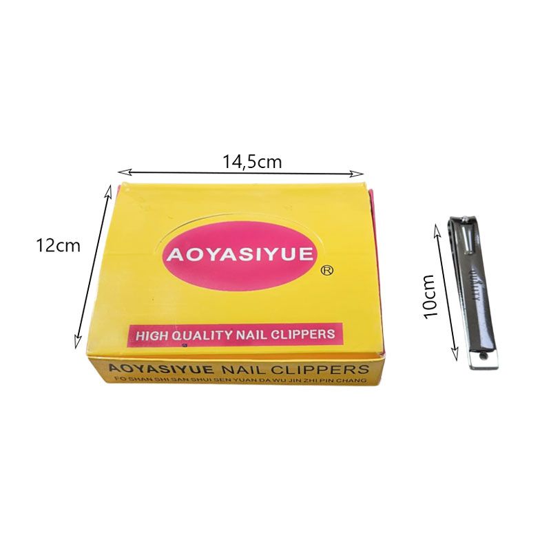 AOYASIYUE Νυχοκόπτης 12τμχ - High Quality Nail Clippers 12pcs OEM