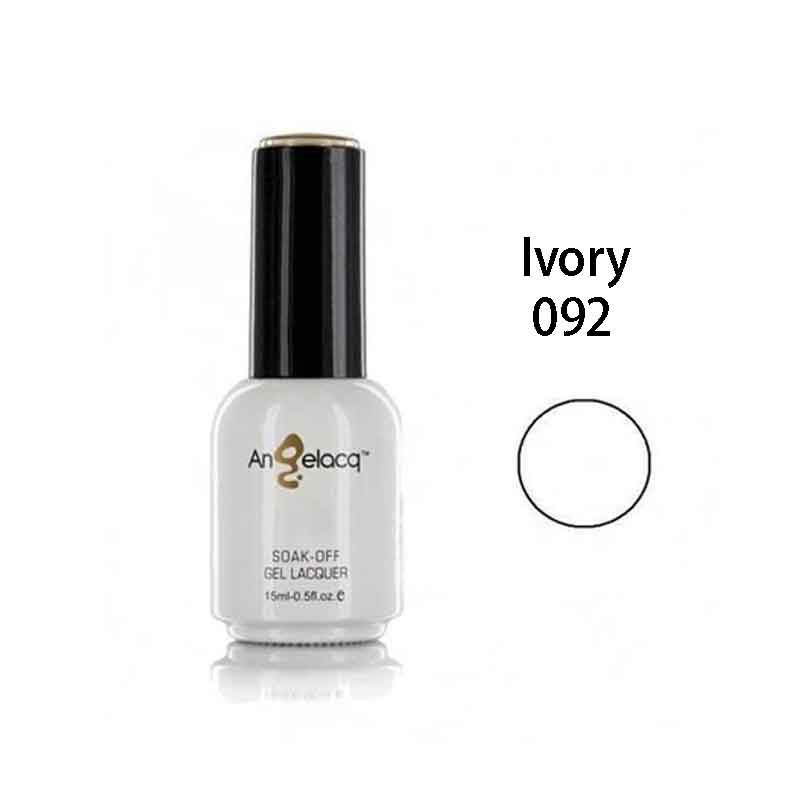 Angelacq ημιμόνιμο επαγγελματικό βερνίκι 15ml-0,5fl.oz #092 Ivory OEM