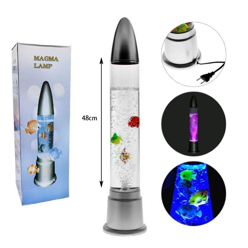 Διακοσμητικό Φωτιστικό LED με Νερό - Magma Lamp OEM