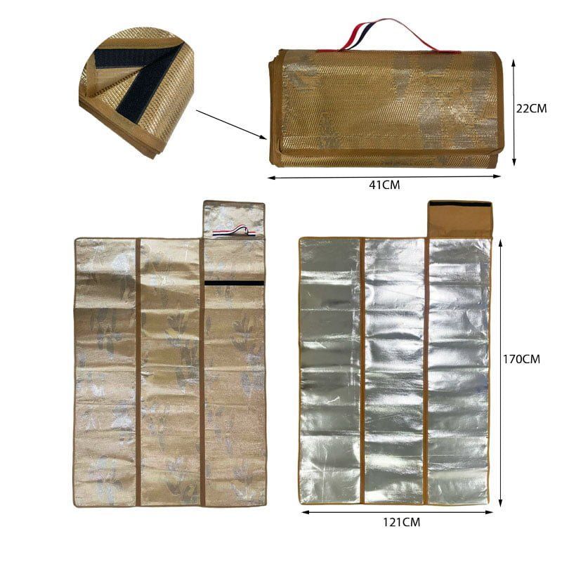 Ψάθα παραλίας 120x170cm - Bamboo beach mat OEM