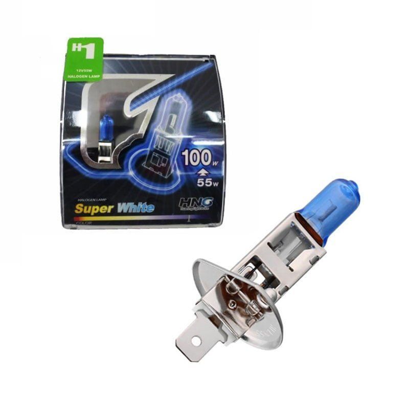 HNG Λάμπες Αλογόνου Τύπου Xenon 55w 12v H1 5500k 2τμχ - Halogen Lamp Super White 2pcs OEM