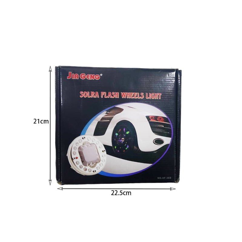 Διακοσμητικά φωτιστικά τροχών 4τμχ XF369 - Car wheel lights OEM
