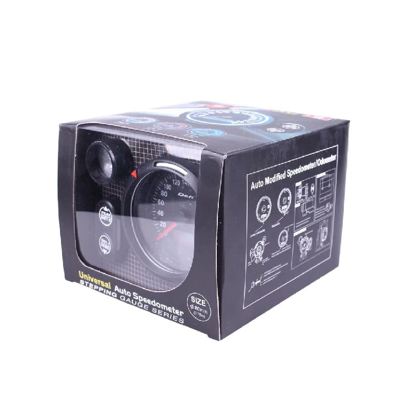 Ket Gauge LED Ταχύμετρο Αυτοκινήτου 80mm 3.75” LED Μπλέ LCD - Universal Auto Speedometer Tachometer Ket Gauge
