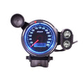 Ket Gauge LED Ταχύμετρο Αυτοκινήτου 80mm 3.75” LED Μπλέ LCD - Universal Auto Speedometer Tachometer Ket Gauge