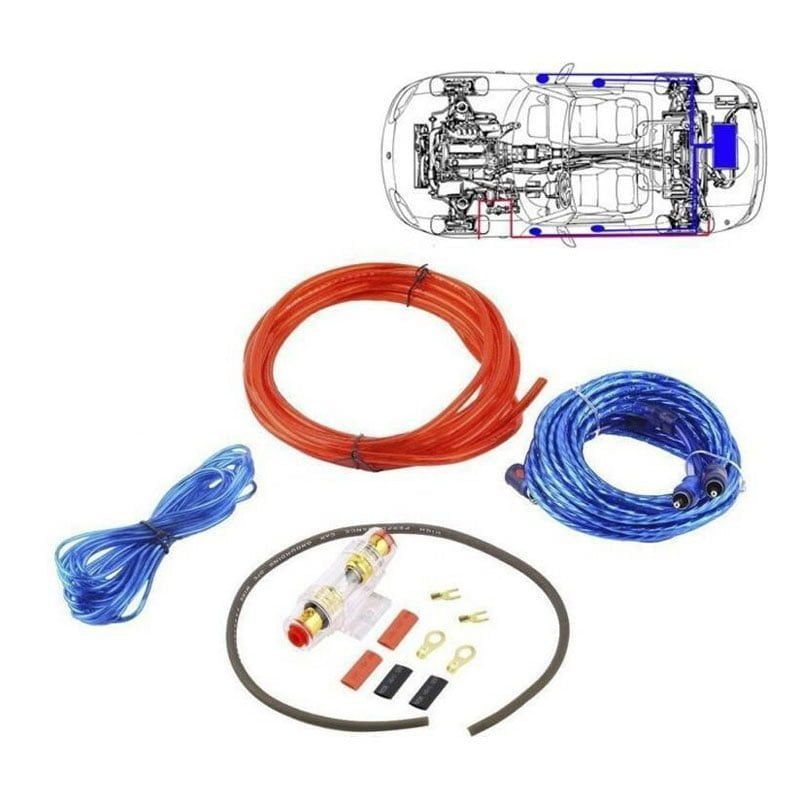 XIANPING Καλώδιο Ενισχυτή Αυτοκινήτου 1500w MJ-8 - Amplifier instalation kit OEM