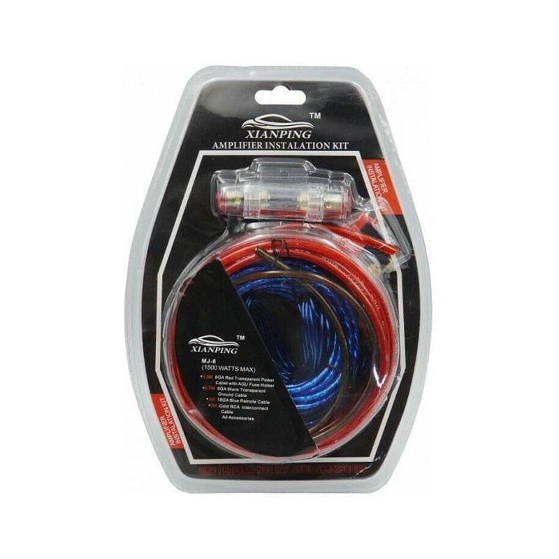 XIANPING Καλώδιο Ενισχυτή Αυτοκινήτου 1500w MJ-8 - Amplifier instalation kit OEM