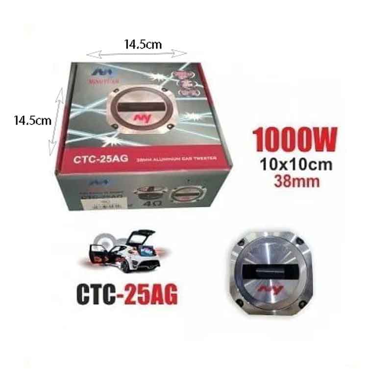 MINGYUAN Tweeter Ηχείου Αυτοκινήτου 1000W CTC-25AG Mingyuan