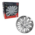 Versaco Σετ Τάσια Αυτοκινήτου 4τμχ 13" Ασημί - Wheel Covers OEM