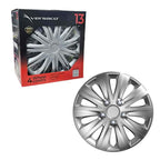 Versaco Σετ Τάσια Αυτοκινήτου 4τμχ 13" Ασημί - Wheel Covers OEM