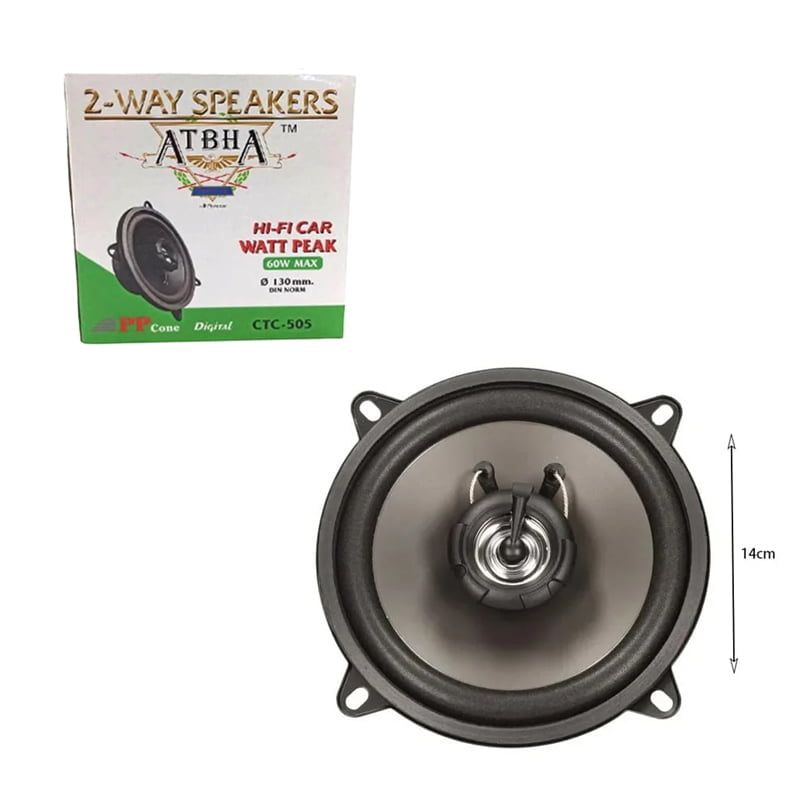 Ηχείο Αυτοκινήτου 5" 60W 130mm CTC-505 1τμχ - ATBHA 2-Way speakers OEM