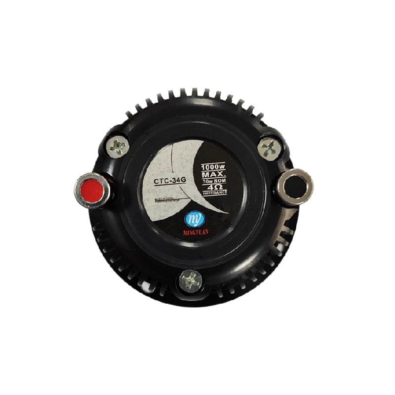 Mingyuan Tweeter Αυτοκινήτου Στρογγυλό 38mm 1000W 10x10cm CTC-34G - Aluminum car tweeter Mingyuan