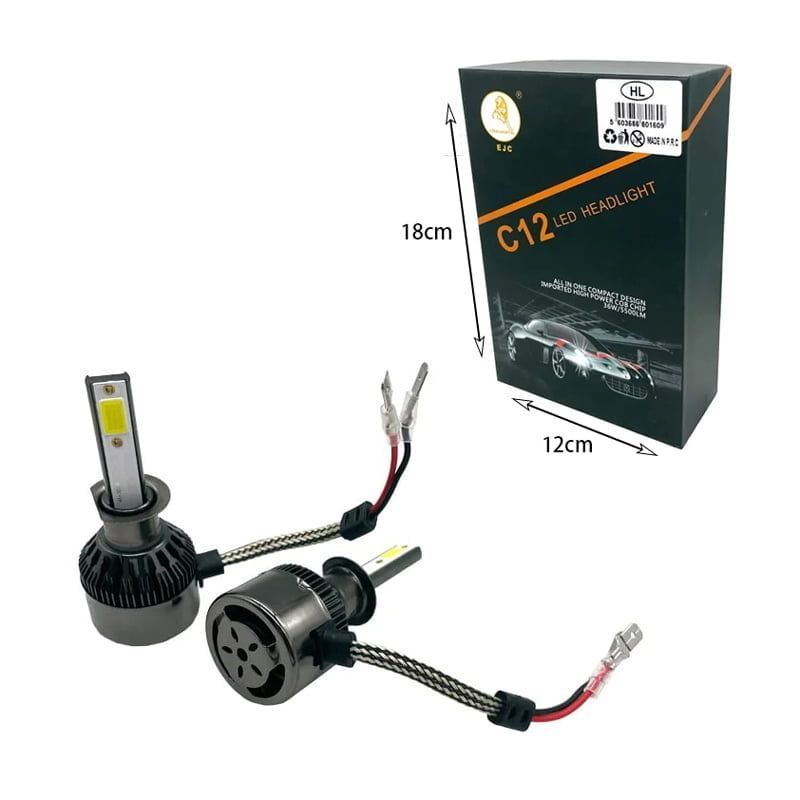 EJC Λάμπα αυτοκινήτου H1 6000Κ - C12 LED headlight EJC