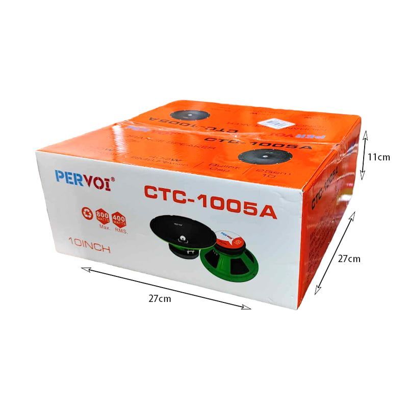 PerVoi Ηχείο Αυτοκινήτου CTC-1005A 10" με 800W CTC-1005A - Drive Midrange Car Speaker PerVoi