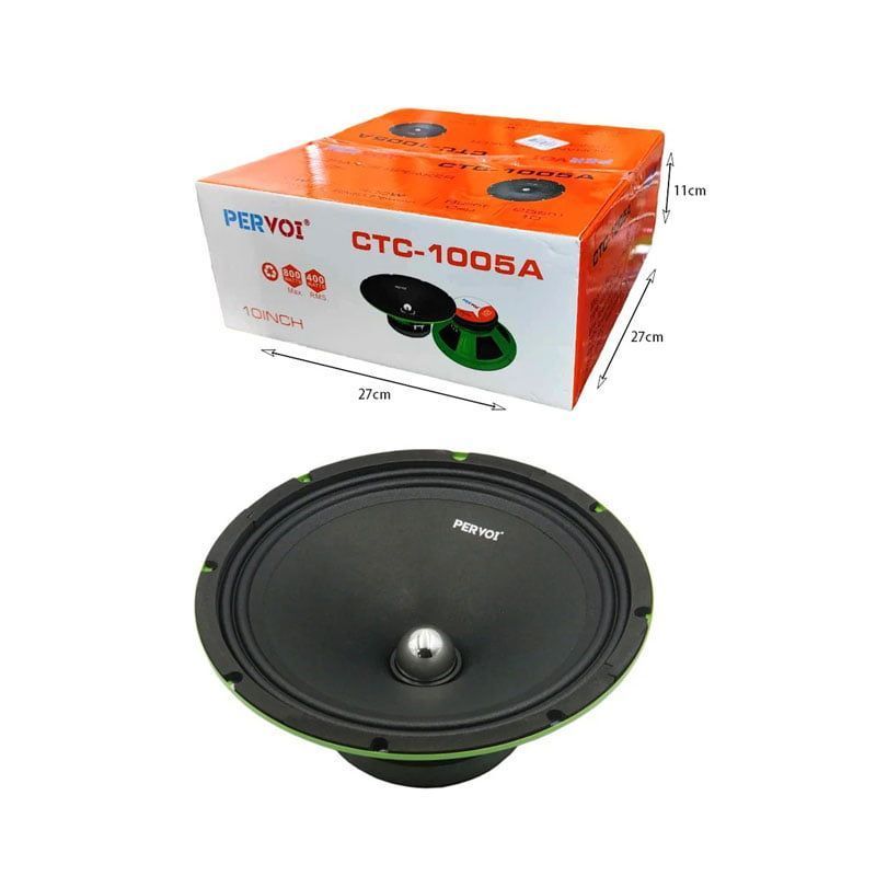 PerVoi Ηχείο Αυτοκινήτου CTC-1005A 10" με 800W CTC-1005A - Drive Midrange Car Speaker PerVoi
