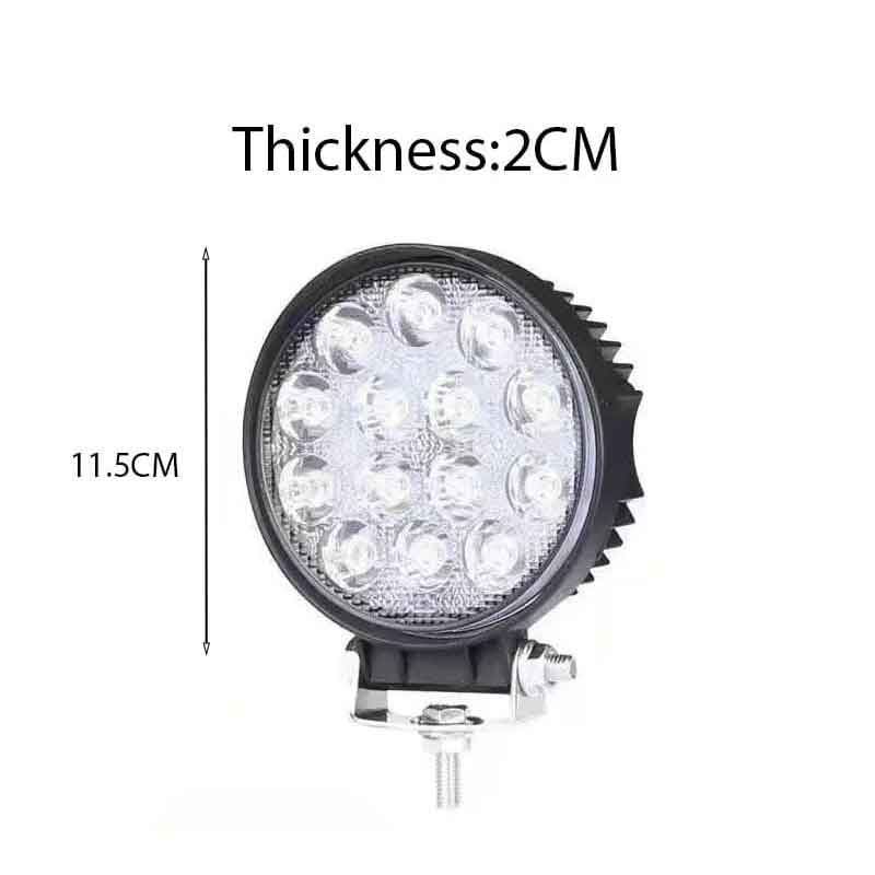 Προβολέας αυτοκινήτου στρογγυλό 42W - LED Car Super Power Irradiation Lamp OEM