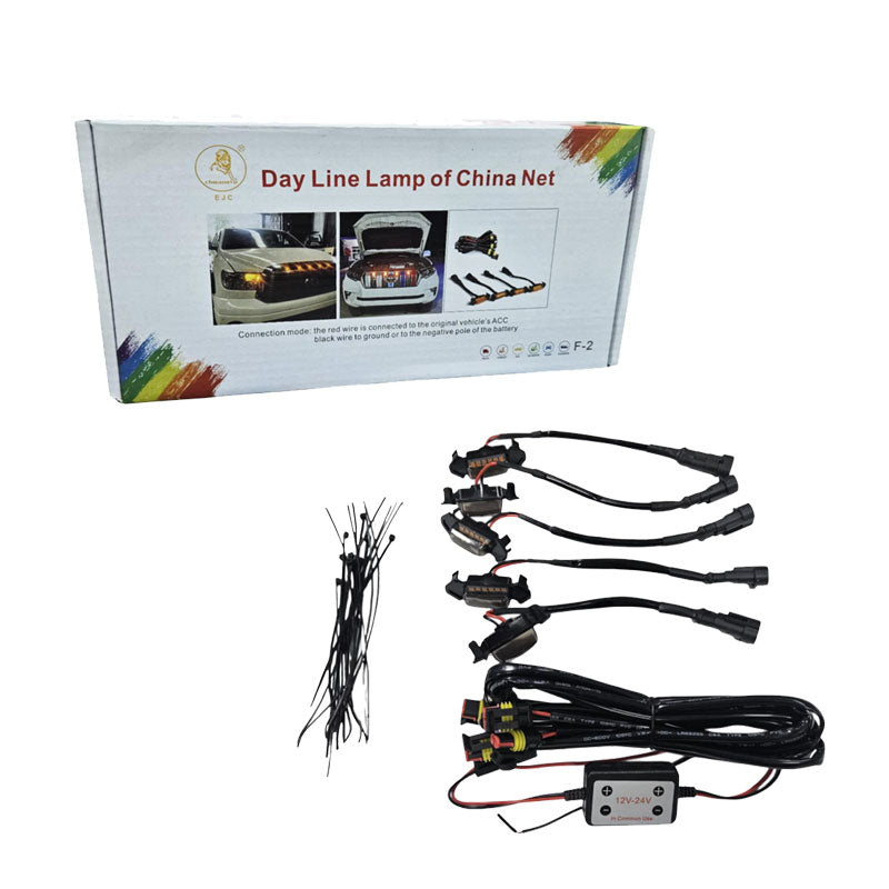 EJC Σετ Φώτα LED Ημέρας για Αυτοκίνητο 5τμχ - Car Daytime Running Lights LED Kit 5pcs EJC