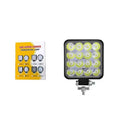 Προβολέας Τετράγωνος για Αυτοκίνητο 16 Led 48W 3cm – Car Super-Power Square OEM