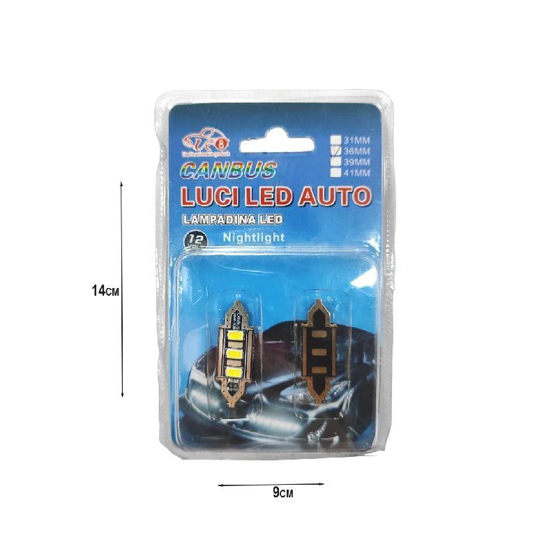 Canbus λάμπα αυτοκινήτου 36mm 12v Nightlight – Car carstyling OEM