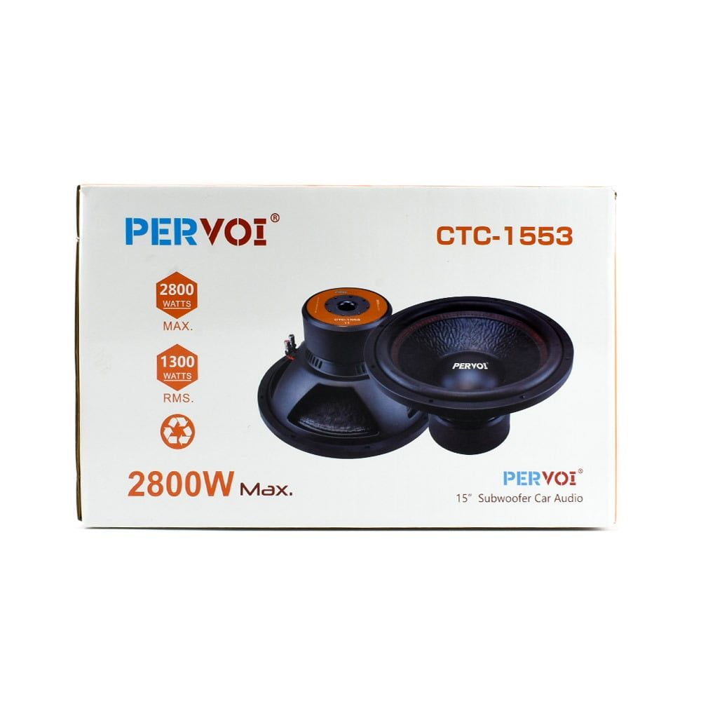 Pervoi Subwoofer Αυτοκινήτου 15″ Horn 2800W 165OZ PERVOI CTC-1553 - Active subwoofer PerVoi
