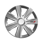 Versaco Σετ Τάσια Αυτοκινήτου 4τμχ 14" Ασημί - Wheel Covers OEM