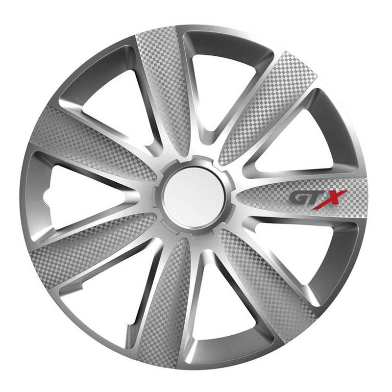 Versaco Σετ Τάσια Αυτοκινήτου 4τμχ 15" Ασημί - Wheel Covers OEM