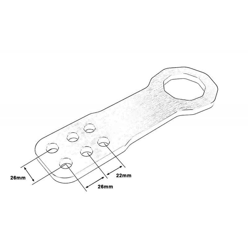 Πρόσοψη γάντζου ρυμούλκησης - Tow Hook Front OEM